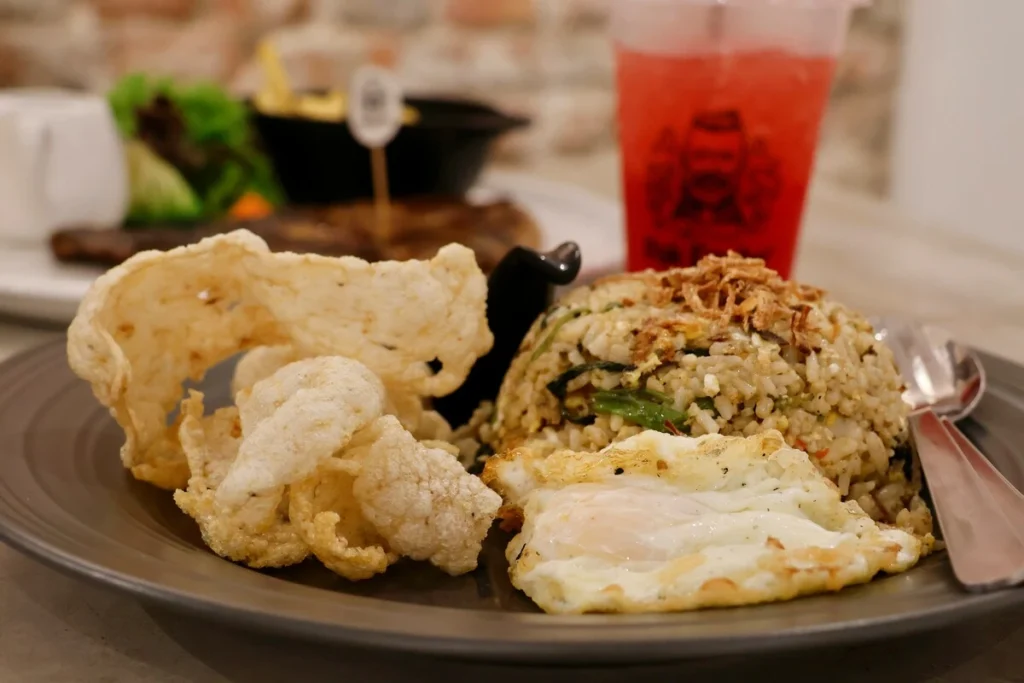 Traditional Balinese Nasi Goreng dish