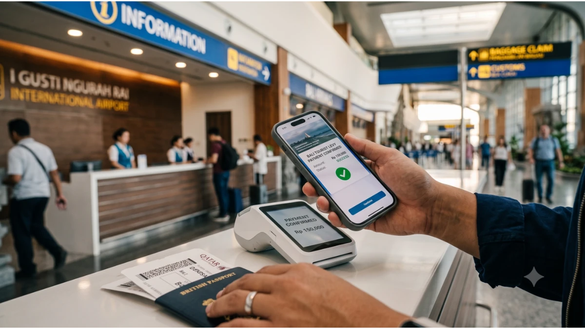 Bali Tourist Levy payment information for foreign visitors